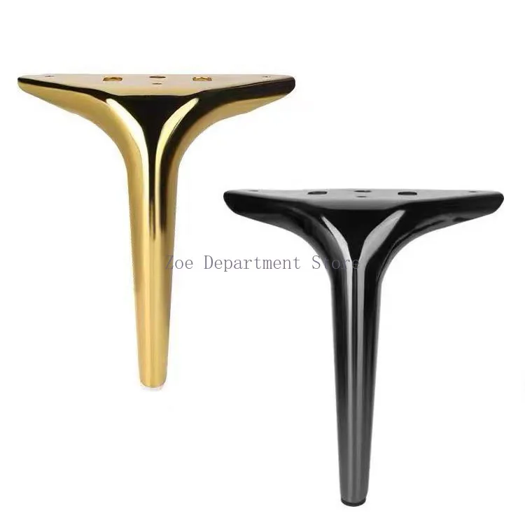 5pcs Furniture Leg Metal DIY Heavy Duty Replacement Feet Bookshelf Sofa Cabinet Chair Couch Coffee Table Desk Bench Nightstand