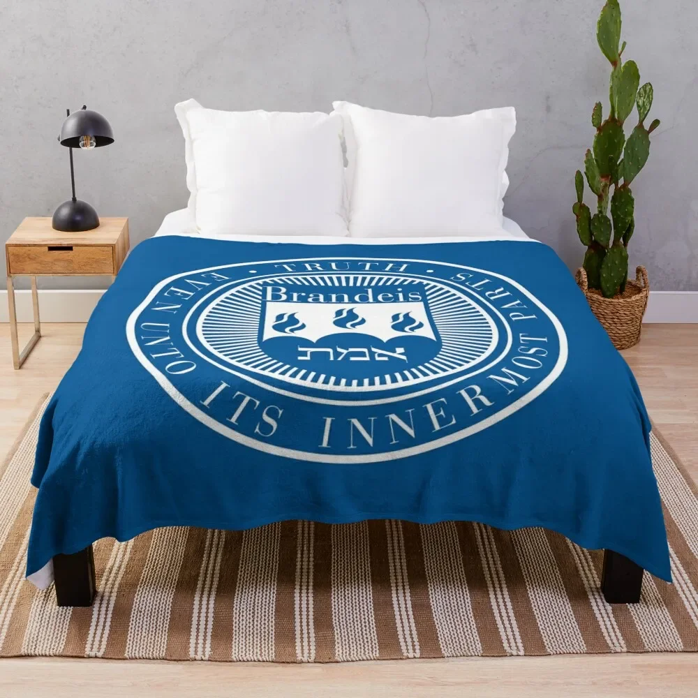 Brandeis University Throw Blanket Thins Bed Nap Blankets