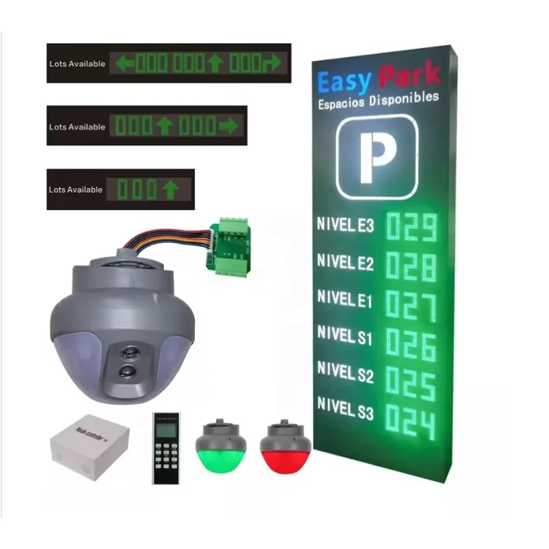 2026 Hot！Smart Parking Guidance System Parking Lot Sensor Wireless Model RS485 Connection Car Park System