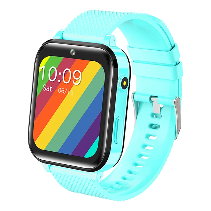 YYHC-1.7 inch touch screen silicone strap T27 4g smart watches large memory hd video calling face unlock kids watch factory