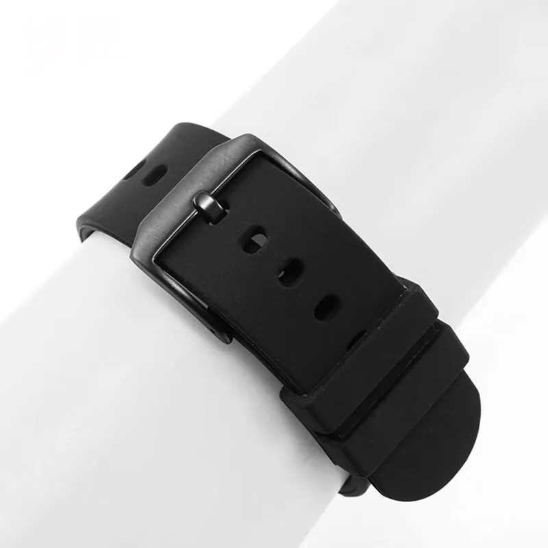 For Luminox Watchband Silicone Replace Outdoor Anti-Allergy Men\'s 21mm 3901 3001 3000 Rubber Black Waterproof Soft Watch Strap