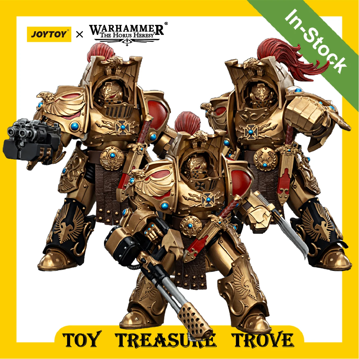 

[IN STOCK] JOYTOY Warhammer 30k 1/18 Action Figures Legio Custodes Aquilon Terminator Squad 3PCS