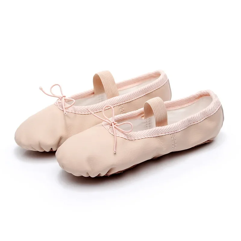 Pu Leather Dance ShoesYoga Shoes for Women Ballet Shoes Children\'s Dance Shoes Soft-soled Ballet Shoes Adult Body Training Shoes