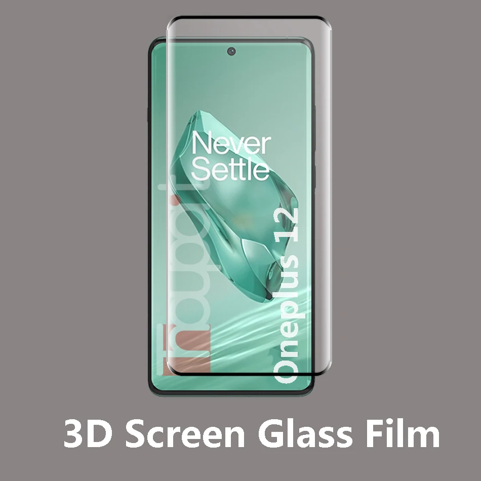 3D Tempered Glass For Oneplus 12 12R Screen Protector Film Oneplus 12R Glass