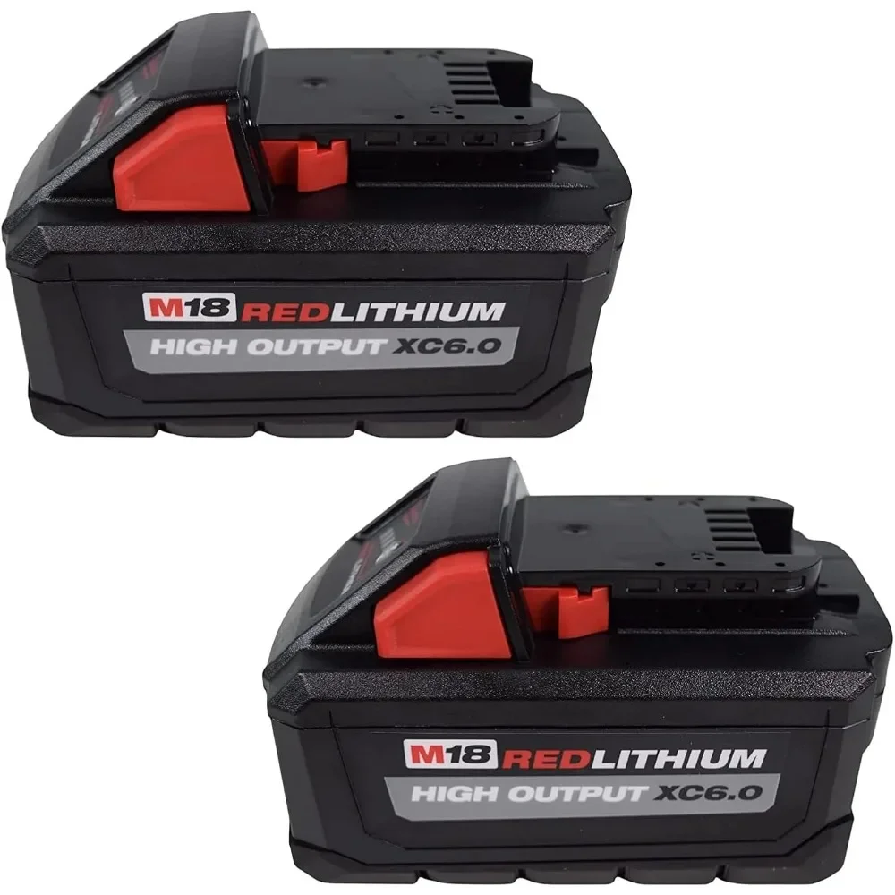 

48-11-1862 M18 Lithium-Ion High Output 6.0Ah Battery Pack (2-Pack)