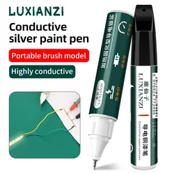 LUXIANZI Conductive Silver Paint Pen Anti-interference For Circuit Board Repair DIY High Conductivity Low Resistance Copper Ink