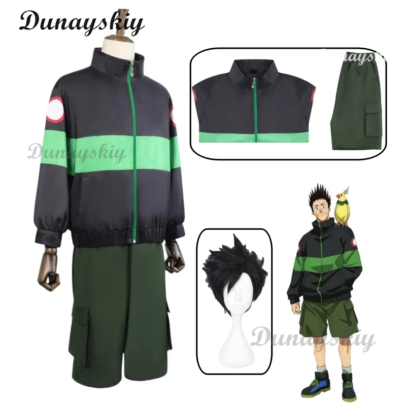 

Anime Sakamoto Days Heisuke Mashimo Cosplay Costume Wig Heisuke Mashimo Wig Casual Uniform Suit Halloween Party Customized