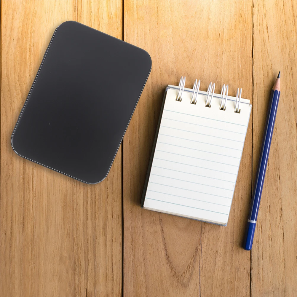 

2pcs Metal Iron Rectangular Playing Card Storage Box Portable Small Tin Organizer For Cards Jewelry Business Cards Tea Game Card