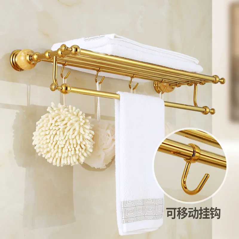 Bathroom bathroom pendant set bathroom towel rack rack gold towel rack