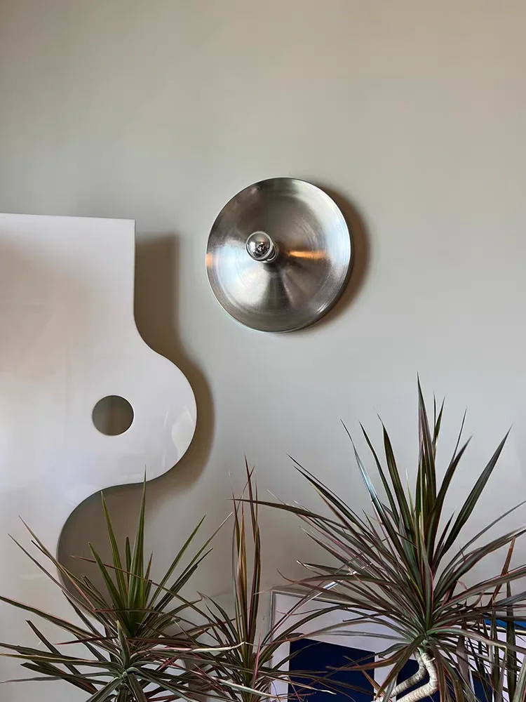 Bauhaus Retro UFO Ripple Disc Wandlamp Vliegende Schotel Gangverlichting Woonkamer Licht E27 Wandlamp Plafondlamp Kamer Decor - afbeelding 2