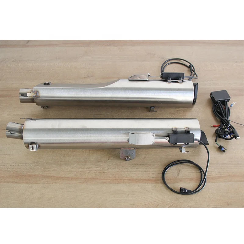 Electronically Adjustable Stainless Steel Exhaust System, Performance Sport Cover For Heavy Touring Motorcycles