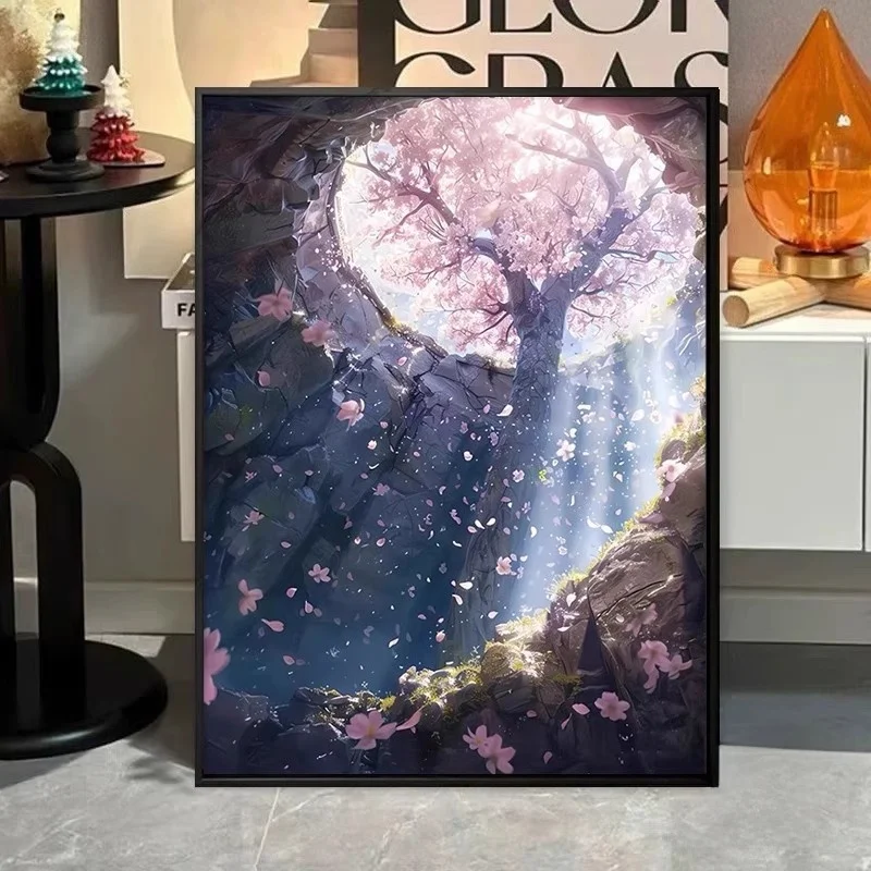 

Новый набор для алмазной вышивки Tianhuazhuan 2025: маленький кусочек, высокая эстетика, пейзаж, алмазная живопись, 5D-набор, хлопковая ткань