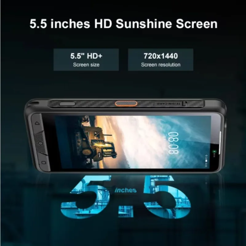 AORO M7 2025 Walkie Talkie  5.45" HD+ Screen OTG NFC PTY-POC Custom Buttons For Logistics