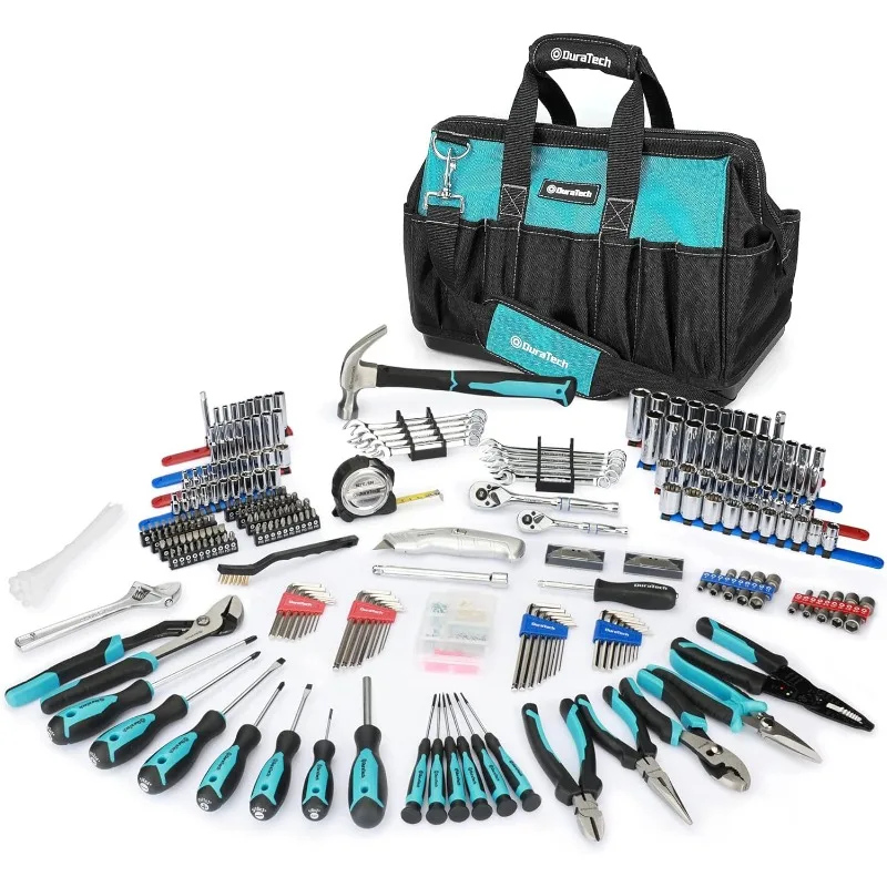 

269-Piece Socket Wrench and Home Repair Hand Tool Kit- Daily Use Mechanics Hand Tool Kit with Wide Open Mouth