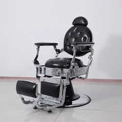 High-end Retro Barber Chair Put Down Special Haircut Barber Chair Shaving Hair Salon Sillas De Barberia Nail Salon Furniture