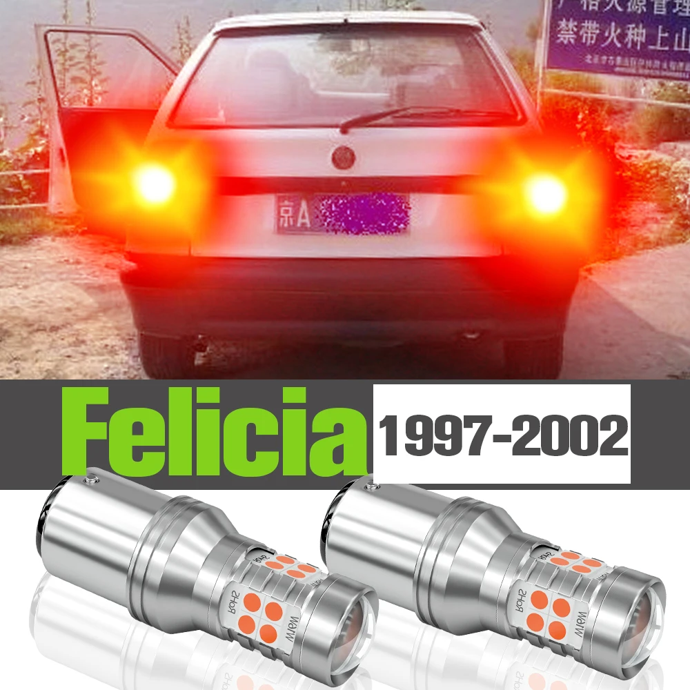 2x LED Brake Light Accessories Lamp For Skoda Felicia 1997-2002 1998 1999 2000 2001