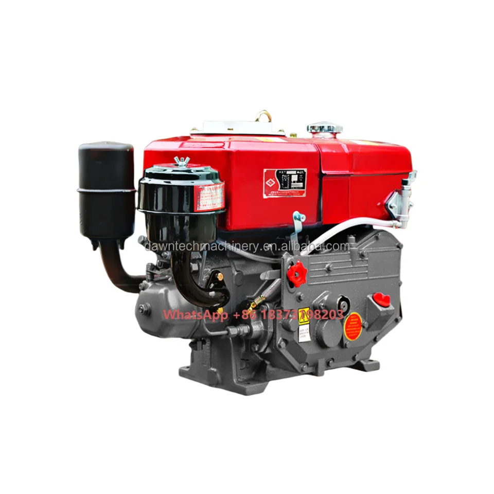 

Agricultural Tractor 5hp 6hp R175 R175a Single Cooling Water Cooled Micro Tiller Engine Single Cylinder Engine