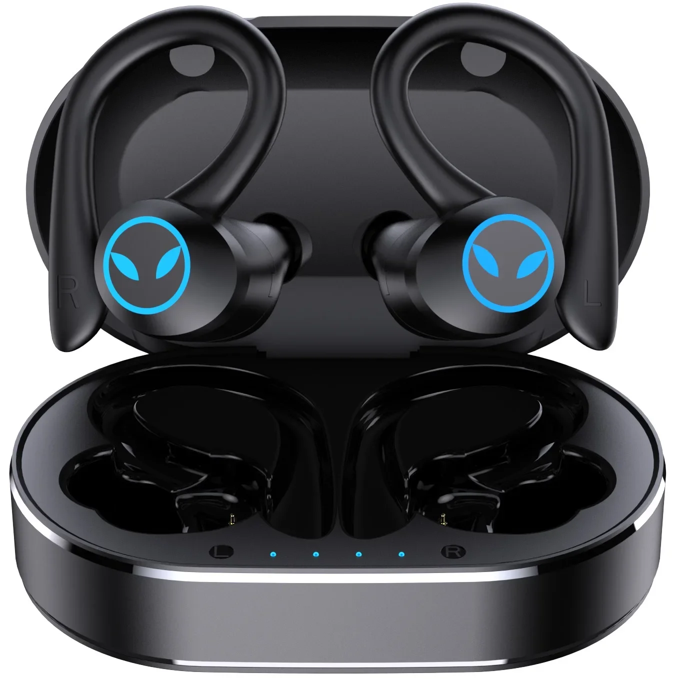 

Беспроводные наушники, Bluetooth 5.4, стерео бас, микрофон с шумоподавлением, наушники IPX7, водонепроницаемые спортивные наушники, воспроизведение 50 часов.