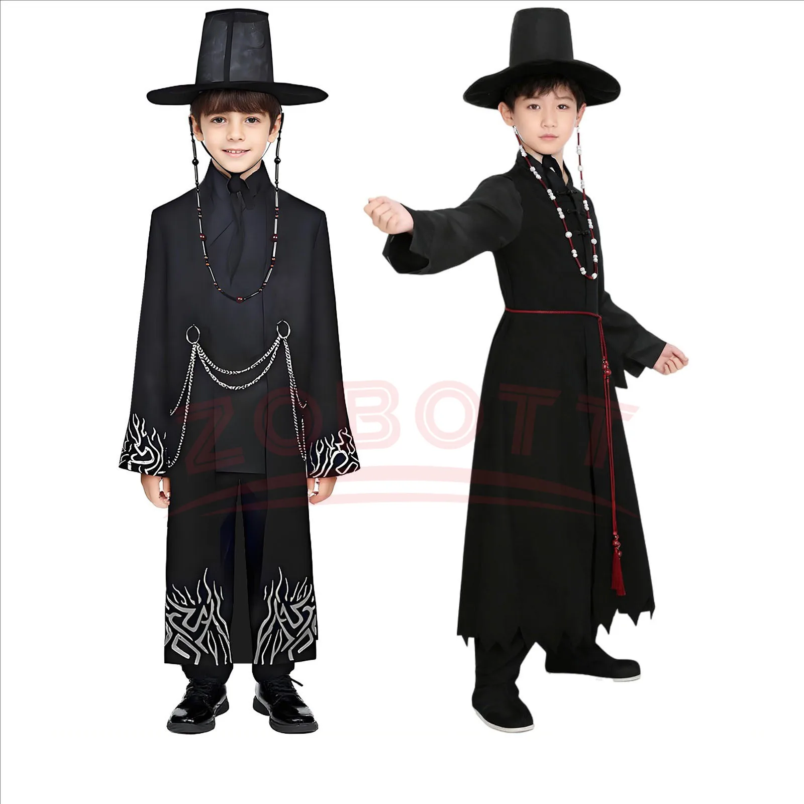 Film Saja Jungen Rollenspiel Requisiten Party Cosplay Set für K-POP Jungen Jinu Halloween Party Cosplay Comic Ausstellung Kostüm Outfit