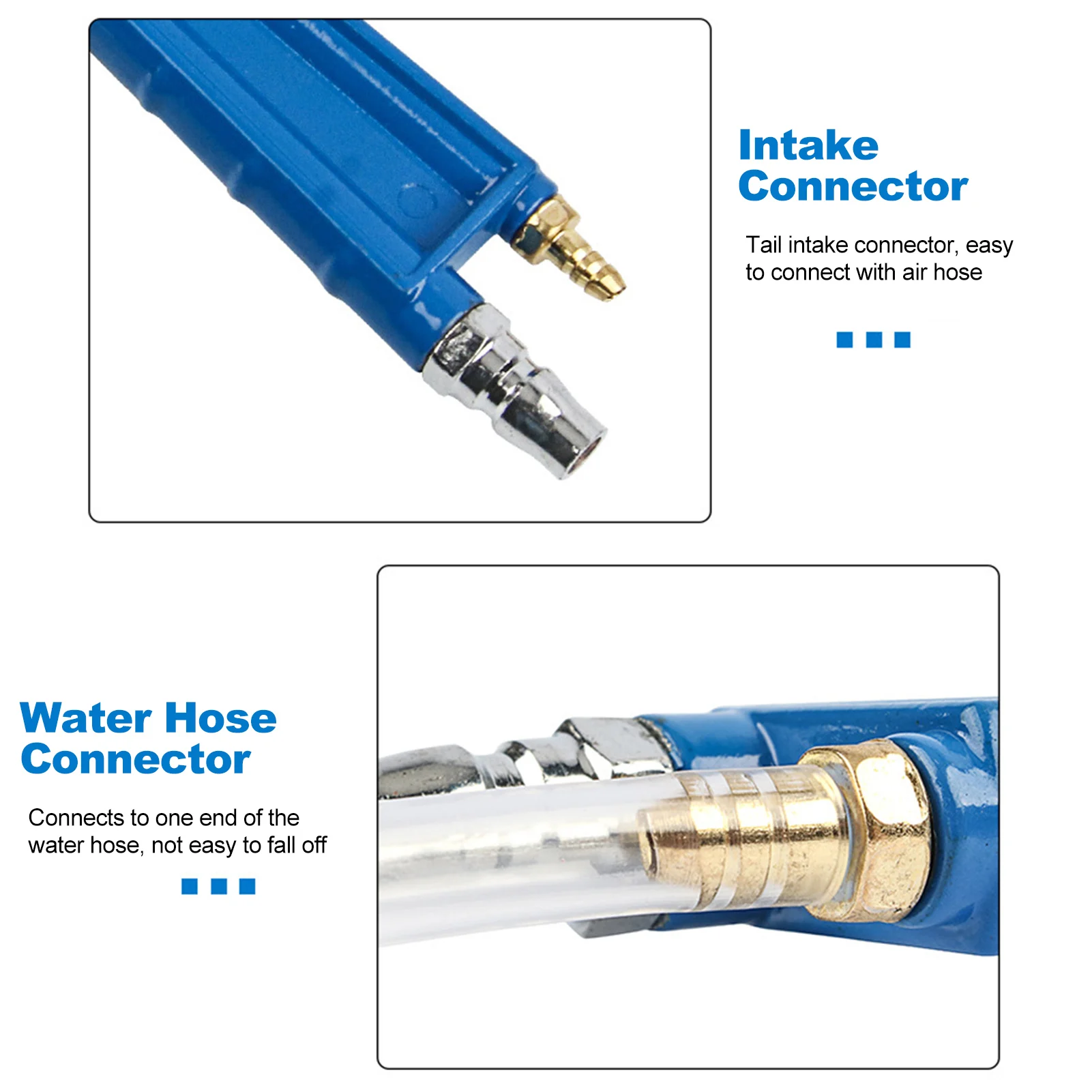 Pneumatic engine cleaner with 240 mm hose Spraying tool for degreasing engine compartment mechanical interiors and wheels