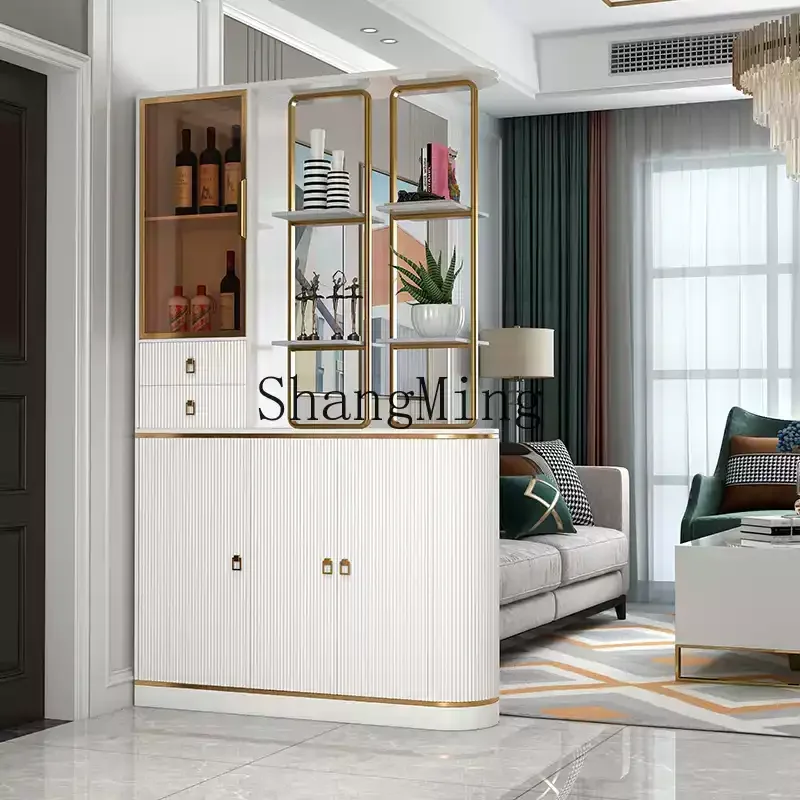 CL Light Luxury Entrance Living Room Shoe Cabinet Integrated Entryway  Decoration Simple Modern Hall Cabinet Wine Cabinet