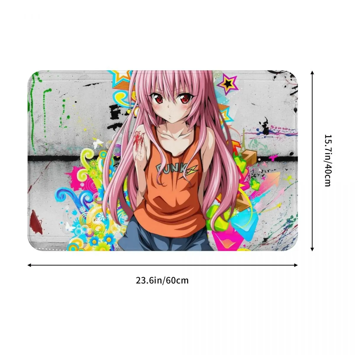 Corner Non-slip Doormat Kitchen MatTo Love Ru Floor Carpet Welcome Rug Home Decor