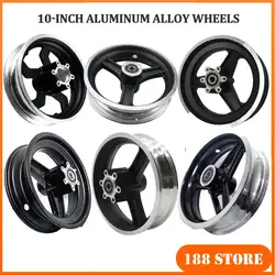 10 Inch Aluminium Alloy Wheel Hub Rim For Electric Scooter Kugoo M4 and M4 Pro Off-Road Vacuum Tire Replacement Accessory
