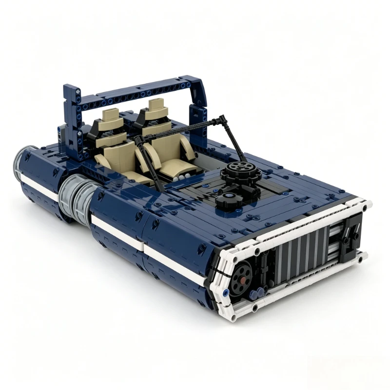 1219PCS Customize MOC Technic M-68 Landspeeder Star Battle Sci-Fi Vehicle Model Custom Building Blocks DIY Assembly Toys Display