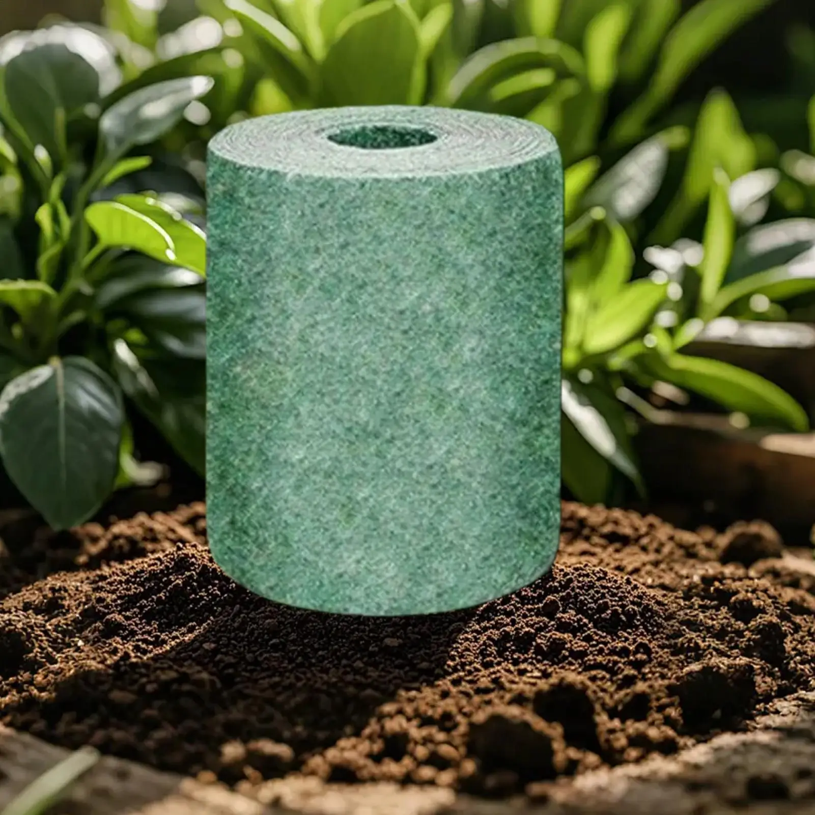 حصيرة زراعة العشب وسادة شتلات أرضية قابلة للتحلل 10x0.7 قدم حصيرة زراعة العشب لملعب سرير على شكل زهرة منظر طبيعي للدفيئة