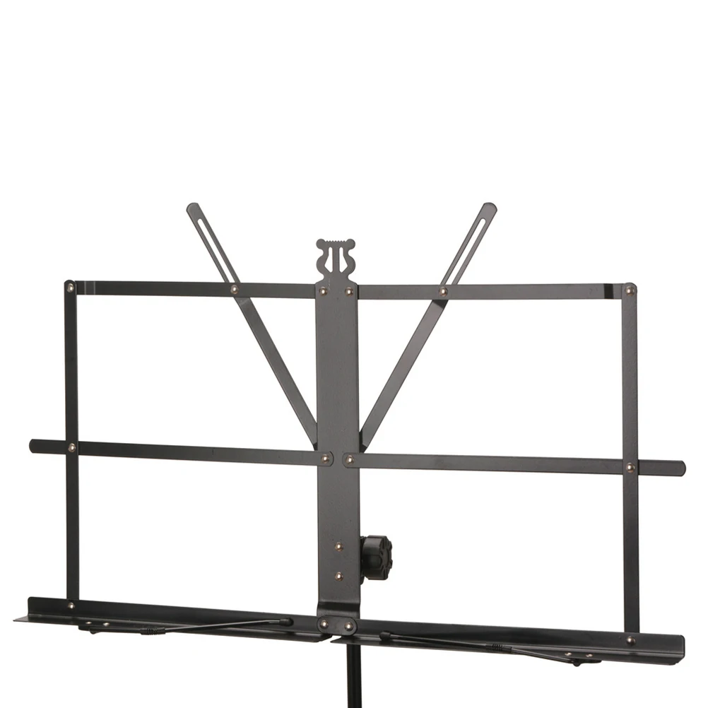 

Compact Music Stand Fully Adjustable Height Multi Angle Non Slip Rubber Feet Folded Lightweight Metal Structure Durable Song