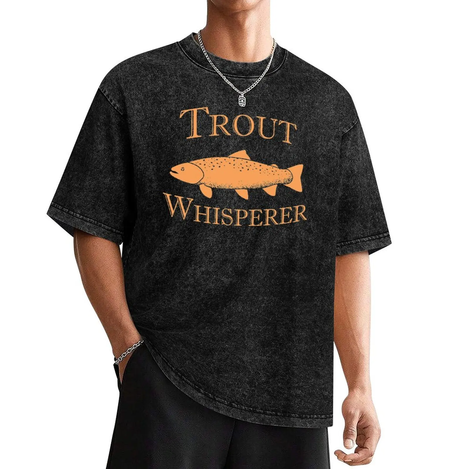 Funny Trout Fishing Trout Whisperer product T-Shirt cute tops for a boy summer shirt men t shirt