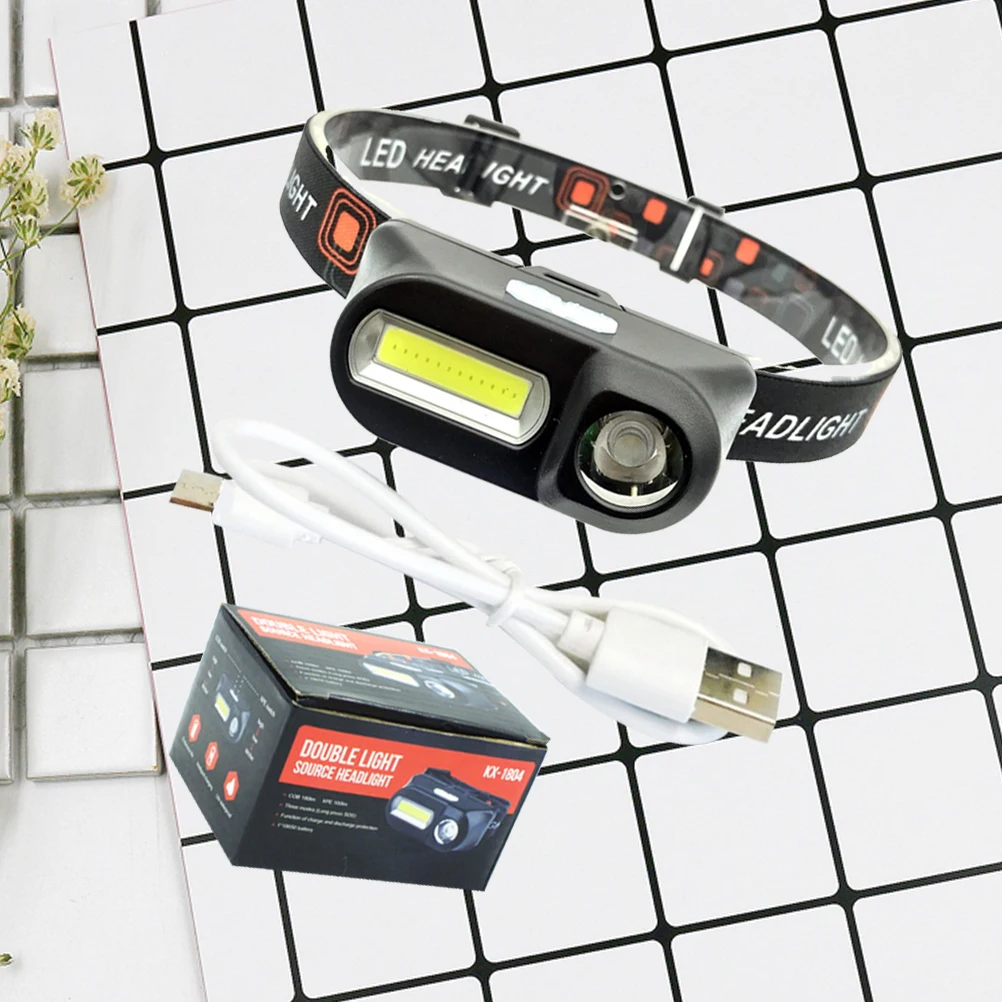 

Portable 6 LED Bulbs Headlamp Flashlight with Rotatable Focus Lightweight for Outdoor Night Walking Hunting Inspection