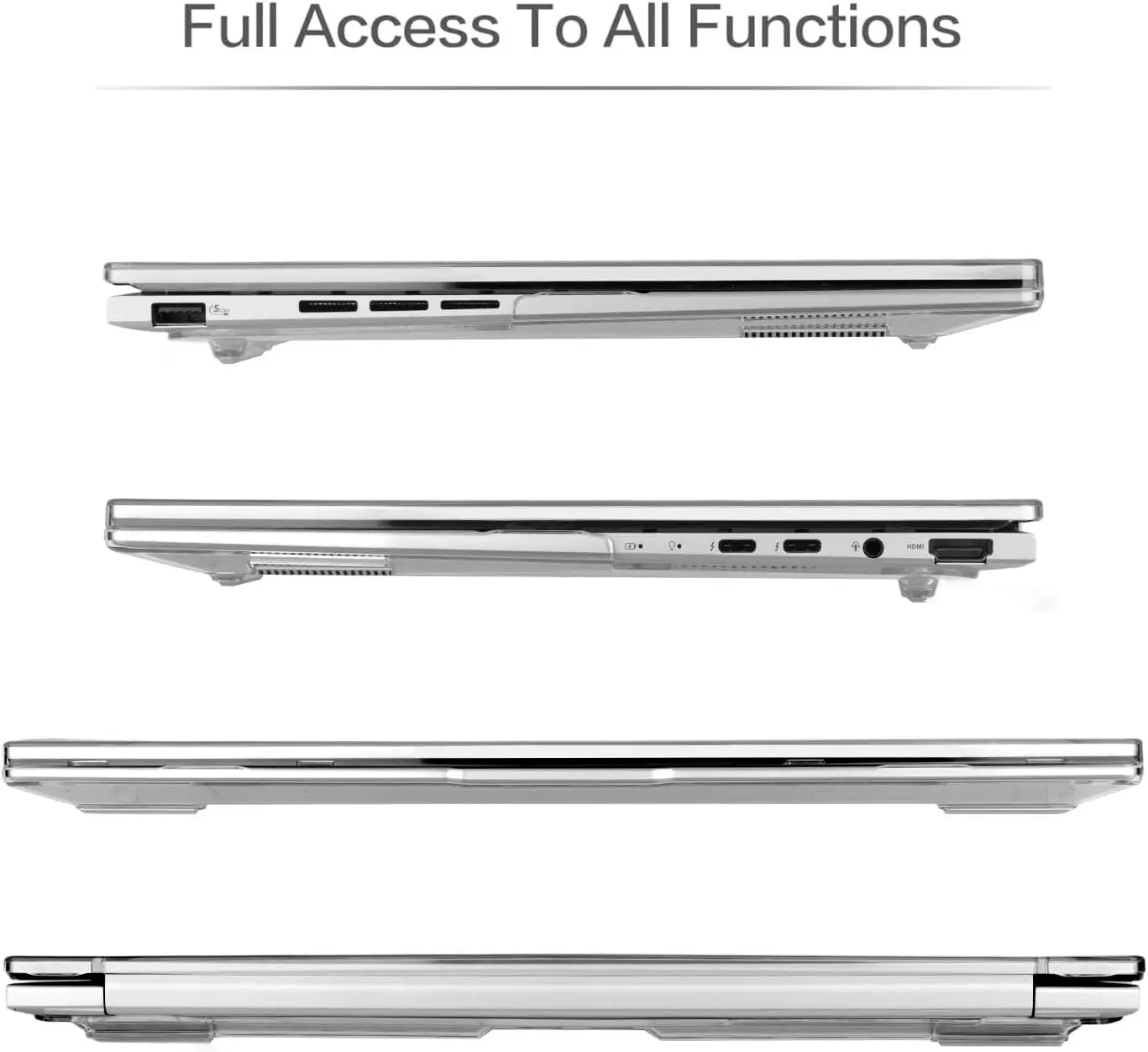 Laptop Case for Asus ZenBook 14 inch UX3405M UX3405C 2026 2025 2024 Plastic Hard Shell Crystal Clear Protective Case Cover