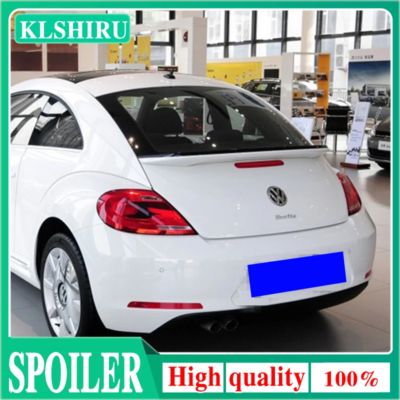 For Volkswagen Beetle Spoiler High Quality ABS Material Car Rear Wing Primer Color Rear Spoiler 2012-2019