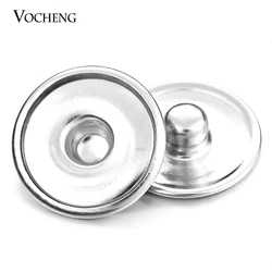 200pcs/lot Wholesale Large 18mm Metal Button Copper Snap Charms Base Edged Interchangeable Jewelry Accessory Fit 18mm VG-191