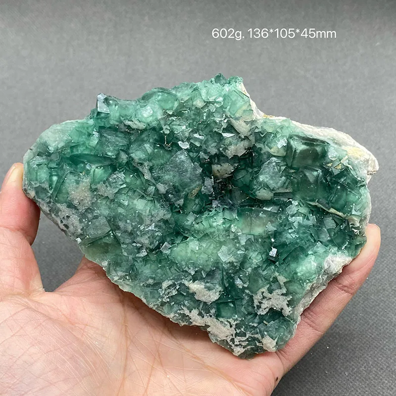 100% Natural green fluorite Mineral specimen cluster Stones and crystals Healing crystal Free shipping