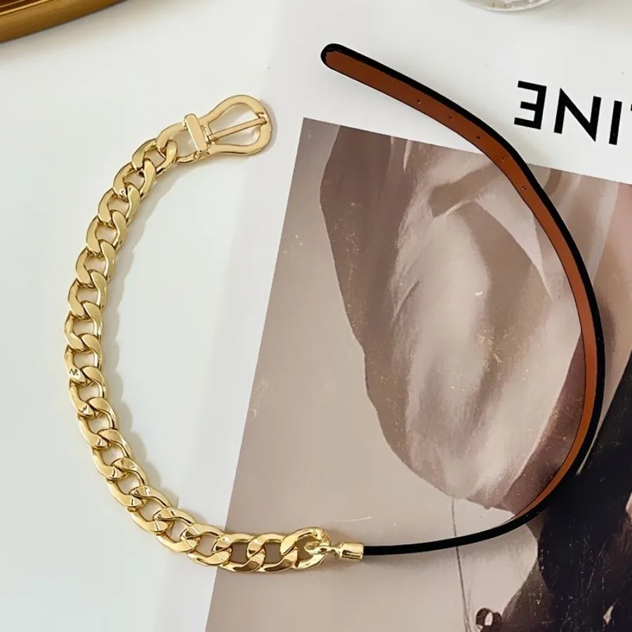 الجلود سلسلة طوق قلادة اثنين منغم الشرير الهيب هوب قلادة حزام نمط المختنق قلادة المرأة مجوهرات تأثيري اكسسوارات