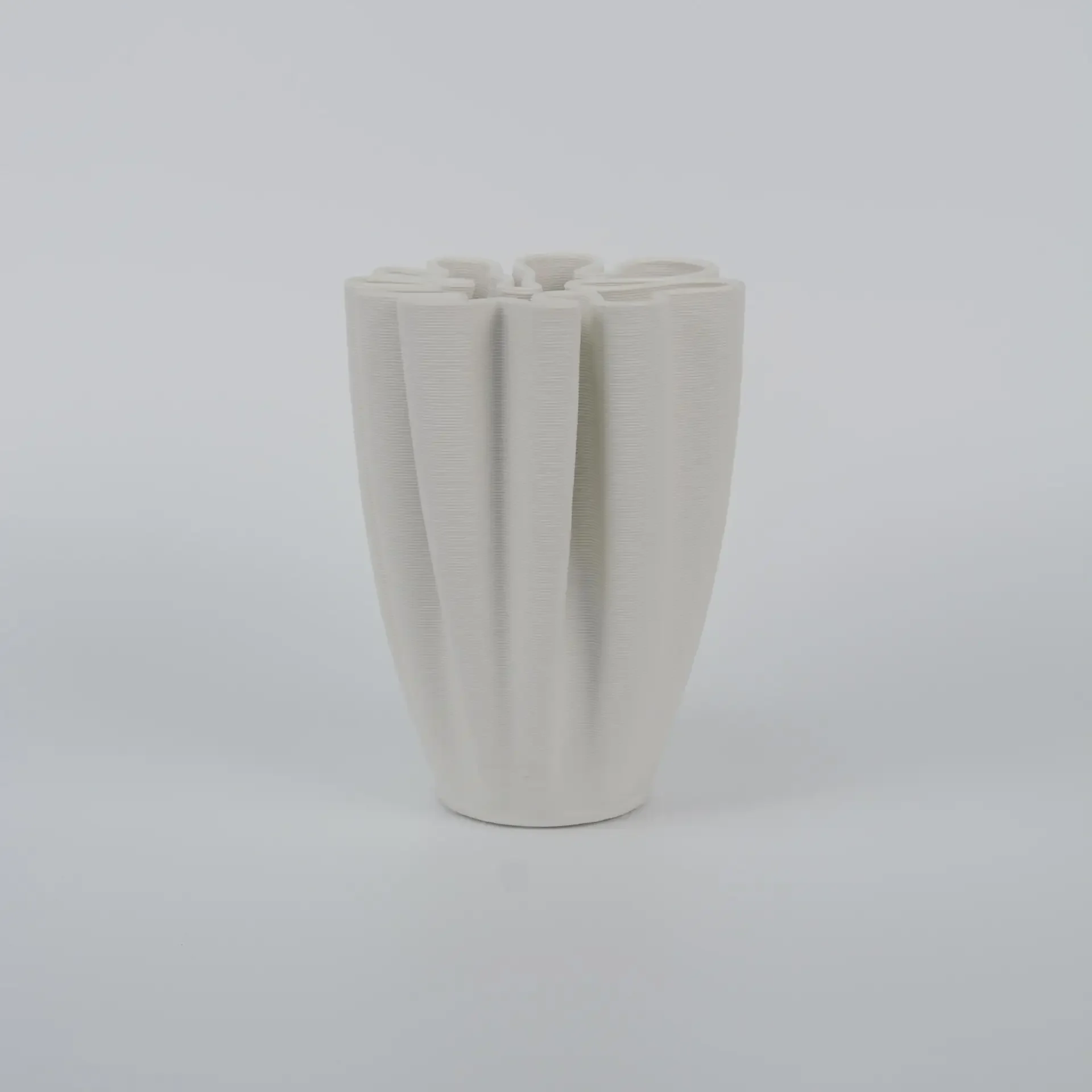 Green 3D Ceramic Vase Folded Flower Vase Minimalist Dried Flower Arrangement Vase Desktop Home Living Room Table Decor Ornament