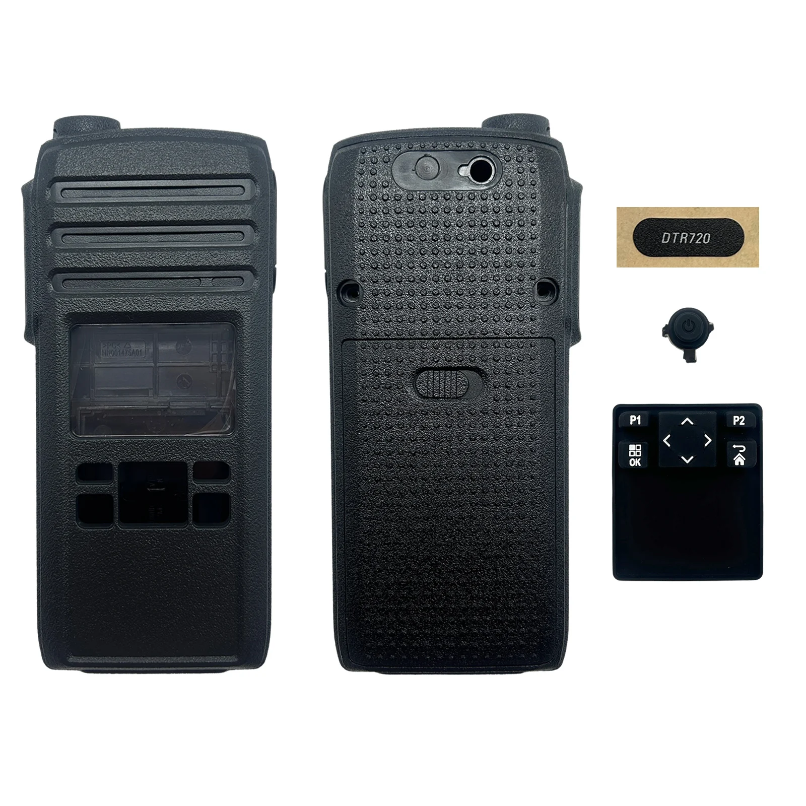 Replacement Repair Front Housing Case Cover Kit For DTR700 DTR720 Two Way Radio
