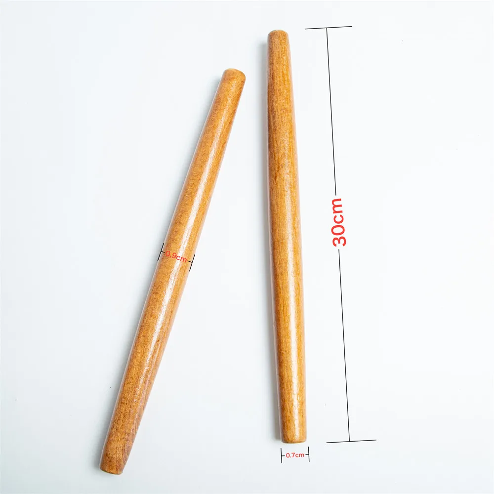 Hawaiian Hula Dance Kalaau Stick 30CM Dancing Rhythm Sticks by Polished Hardwood for Excellent Sound Musical Instruments