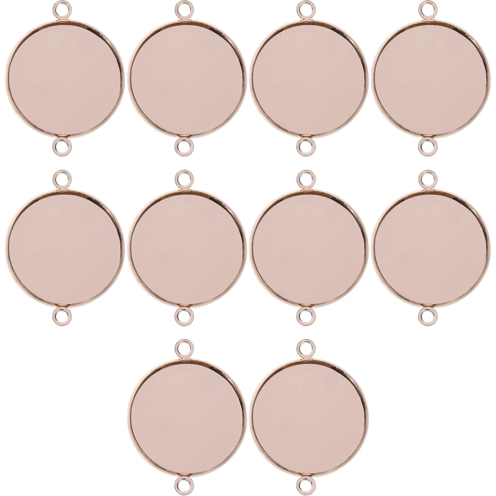 

10 шт. круглые подносы для подвесок, ободок с медным покрытием, 20 мм, подносы для изготовления ювелирных изделий своими руками для камеи, фото, смола, подарок, безель, поднос для подвески