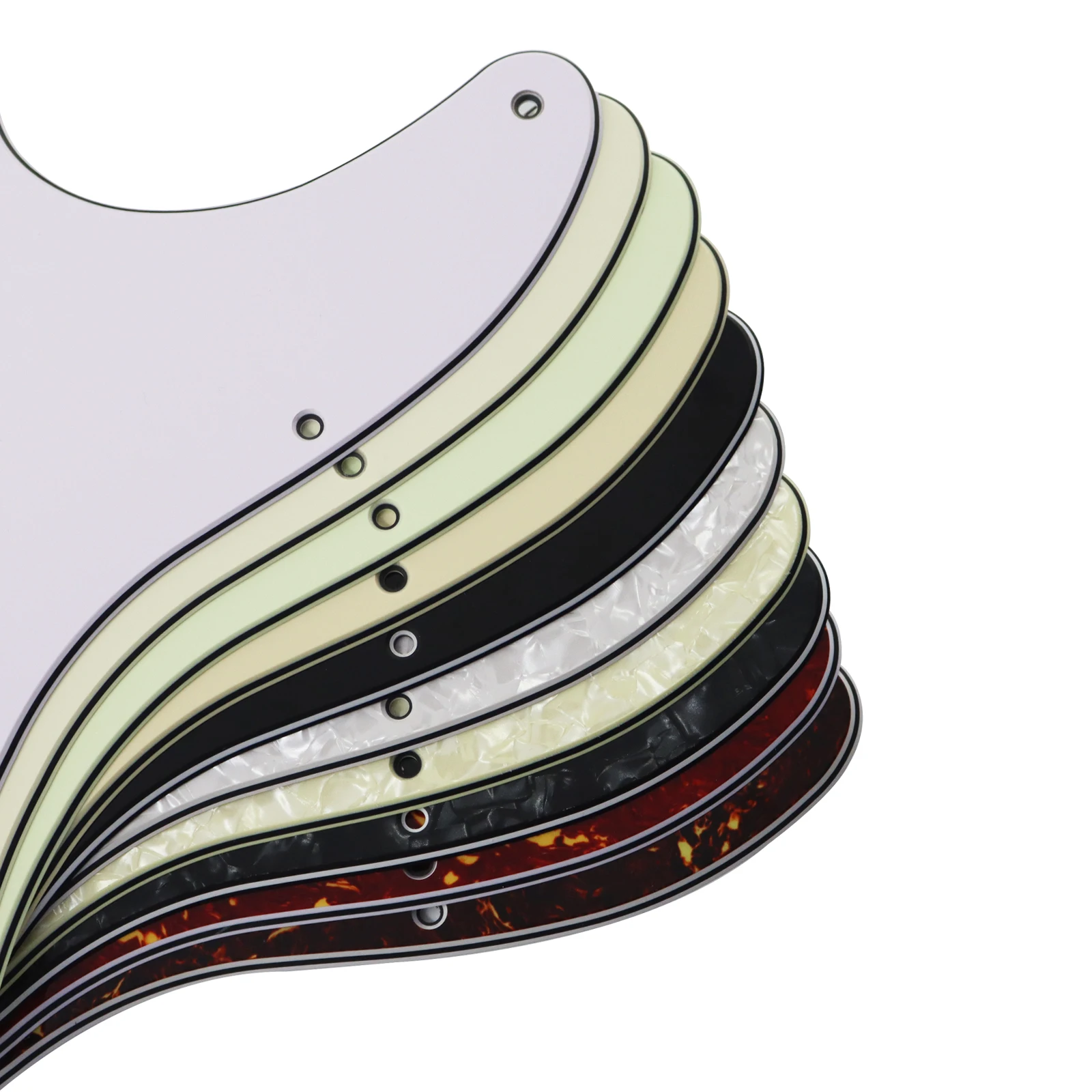 PHRILAM 8-Hole TL Mini Humbucker Pickguard مع Mini Humbucker Pickguard، مع براغي، هناك 10 ألوان للاختيار من بينها #4