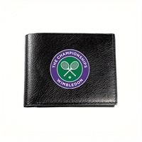 Wimbledon Championships Tennis Logo Classic Design Business Mens Casual Elegant Simple Practical Quality Wallet Stylish Printing