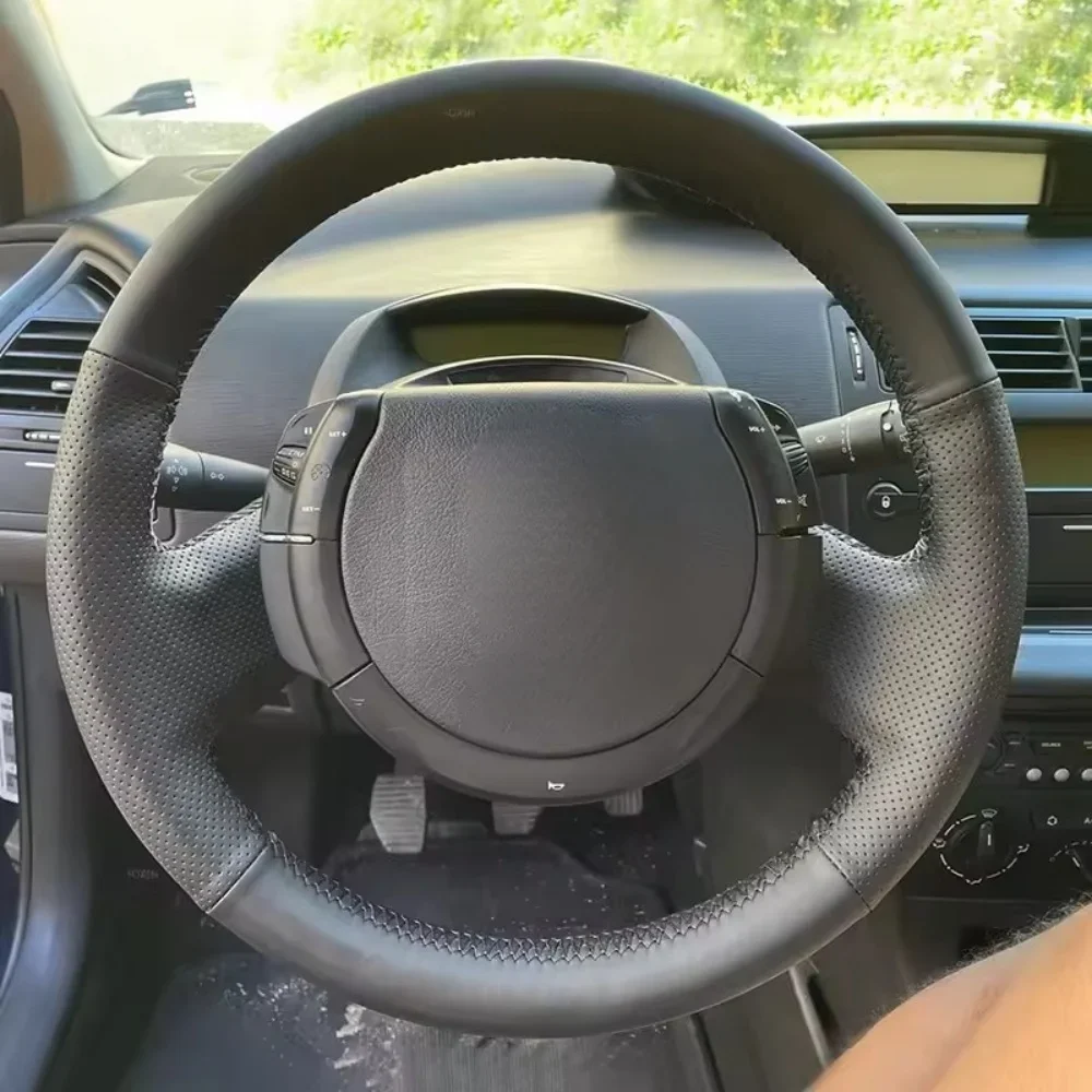 

Интерьер автомобиля для Citroen Triumph Old C4 C-quatre 2007 2008 2009, оплетка салона автомобиля, руль, чехол из натуральной кожи