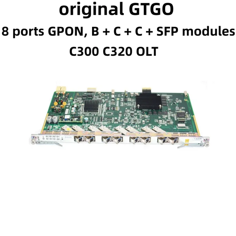 

GTGO service board GPON 8 ports with 8 SFP modules B+C+C++is suitable for ZTE OLT C300 C320