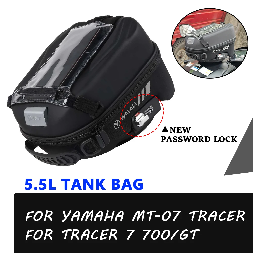 Motorcycle Accessories Fuel Tank Bag Luggage Backpack Tanklock Bags For Yamaha MT07 MT-07 Tracer 7 700 GT Tracer7 GT Tracer700