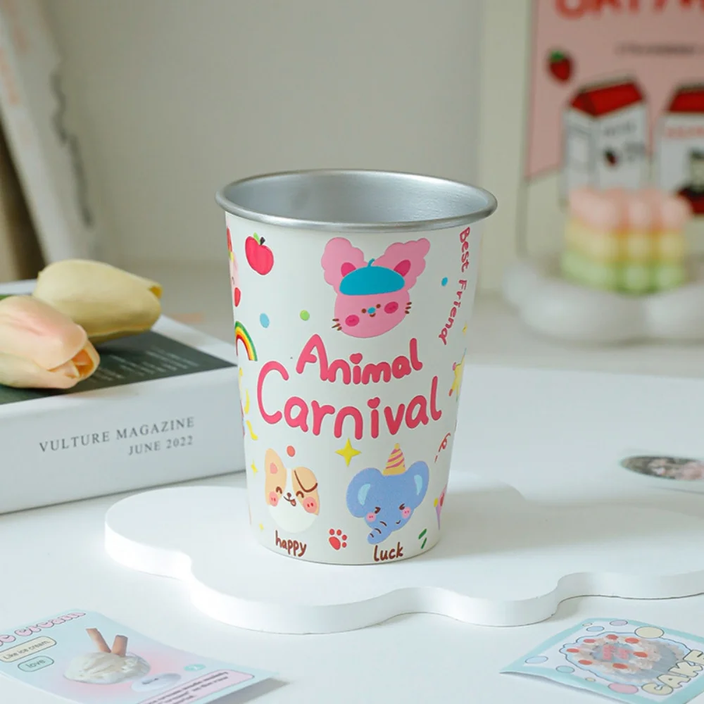 Reusable Stainless Steel Pint Cups Stainless Steel Cup Pint Cup Tumbler Water Tumbler Animal Pattern