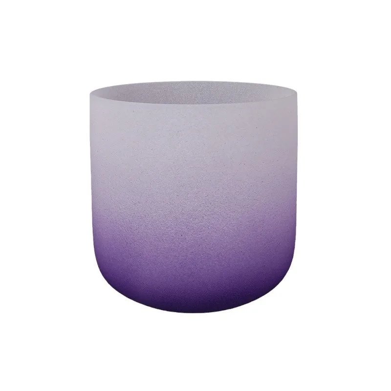 

Multi-size standard sound crystal Singing l Yoga meditation meditation music Singing bowl Color bottom crystal bowl