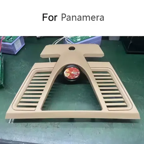 포르쉐 파나메라용 실내 대시보드 나침반 시간 전자 시계 자동차 스톱워치