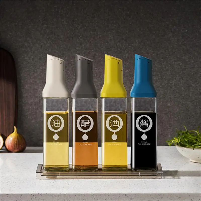 Lecythus High Capacity Multi-function No Oil Easy To Clean Seal Household Detachable Soy Sauce Bottle Automatic Large Diameter